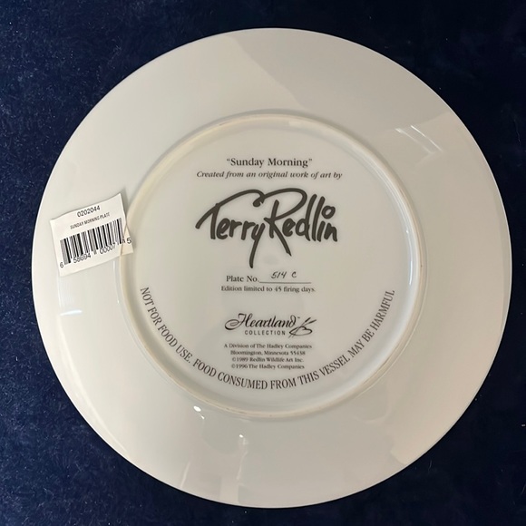 Set/2 Terry Redlin Church Plates - Picture 5 of 6